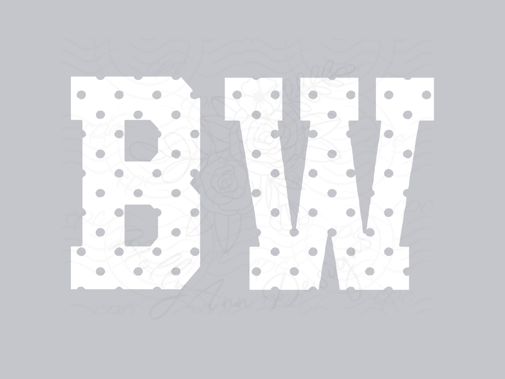 Border West Buccaneers Polka Dot Varsity