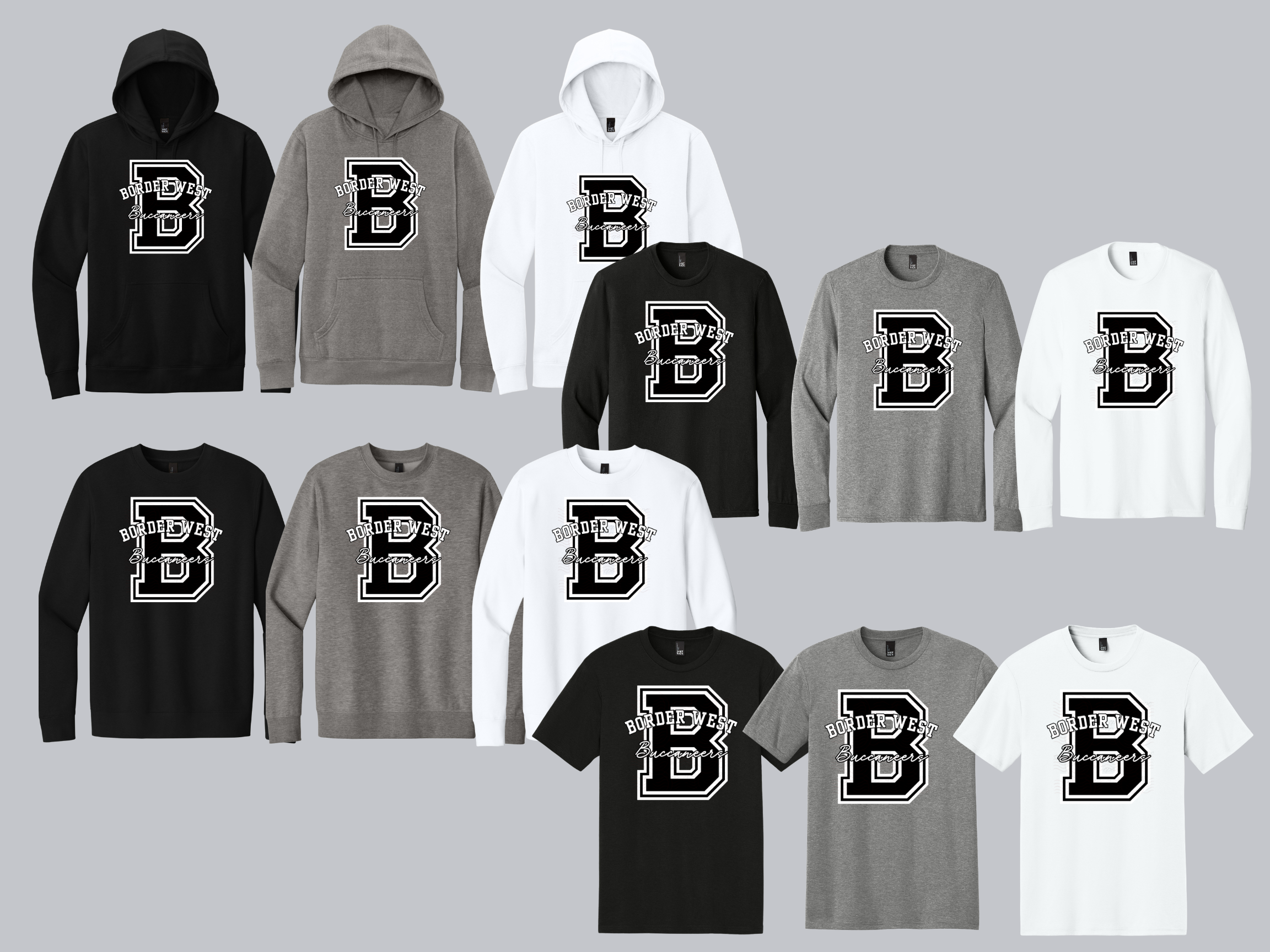 Border West Buccaneers Varsity Initial